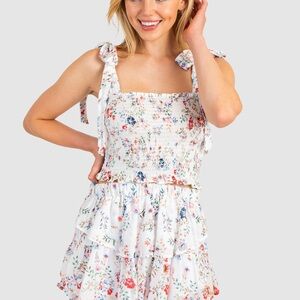 Koch Ivy Skirt Limited Edition Frosty Meadow Floral Mini Skirt NWT (XS)